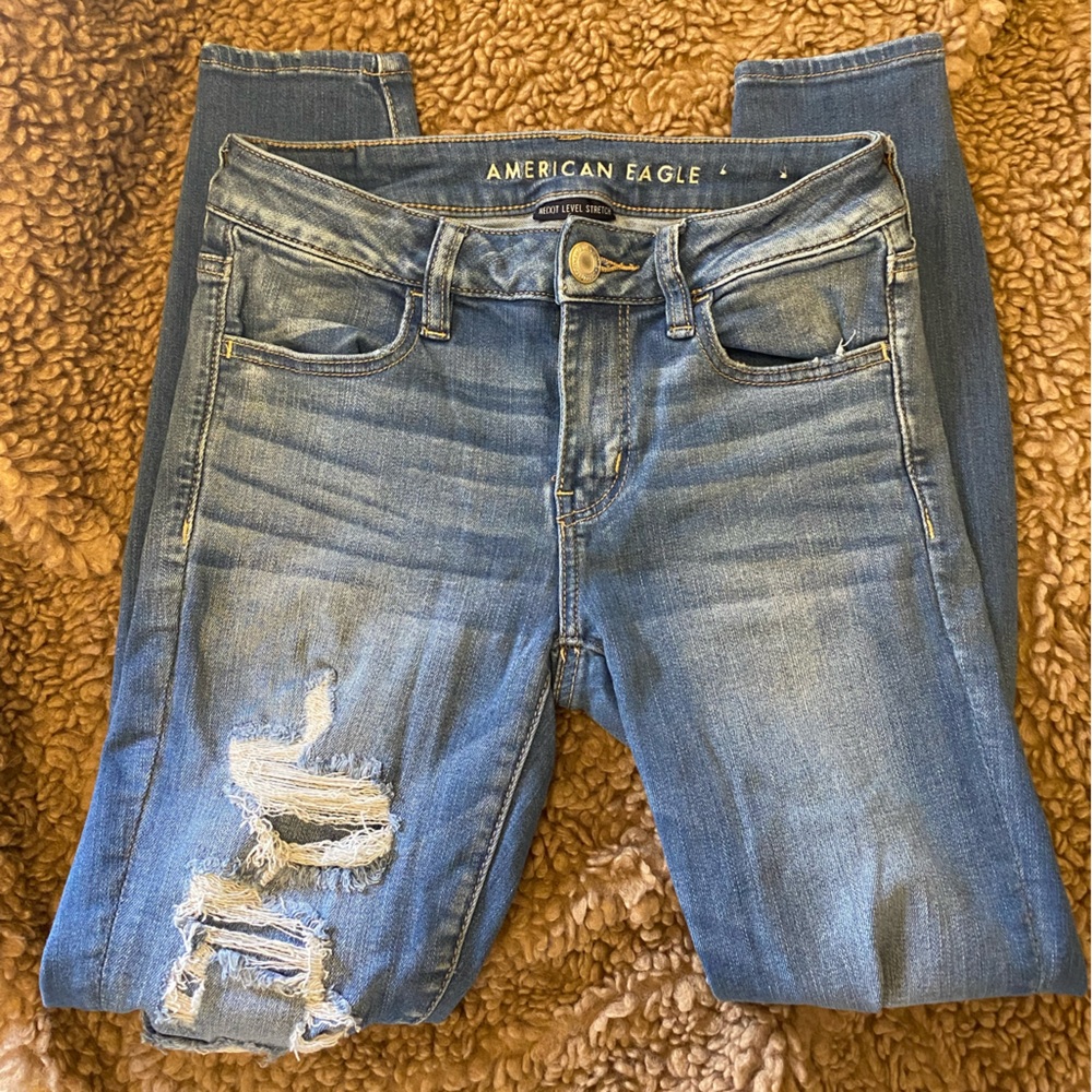 American Eagle Outfitters Women's Blue Jeans